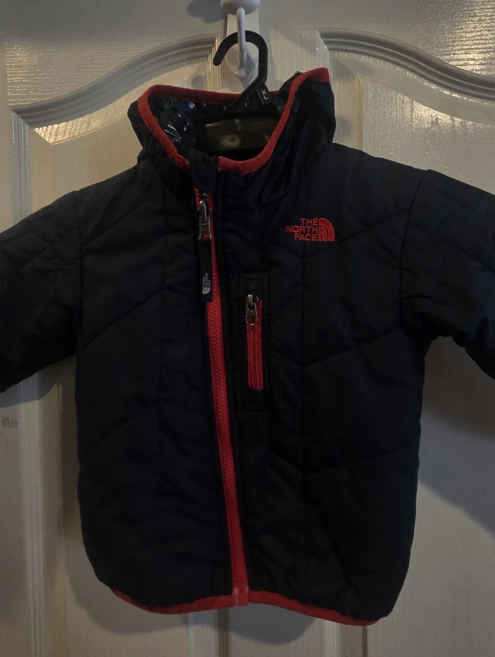 The North Face Boys 18 24 Months Reversible Jacket Trees Fox Deer Bear Hooded